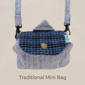 Handmade Homespun "Tofu" Bag