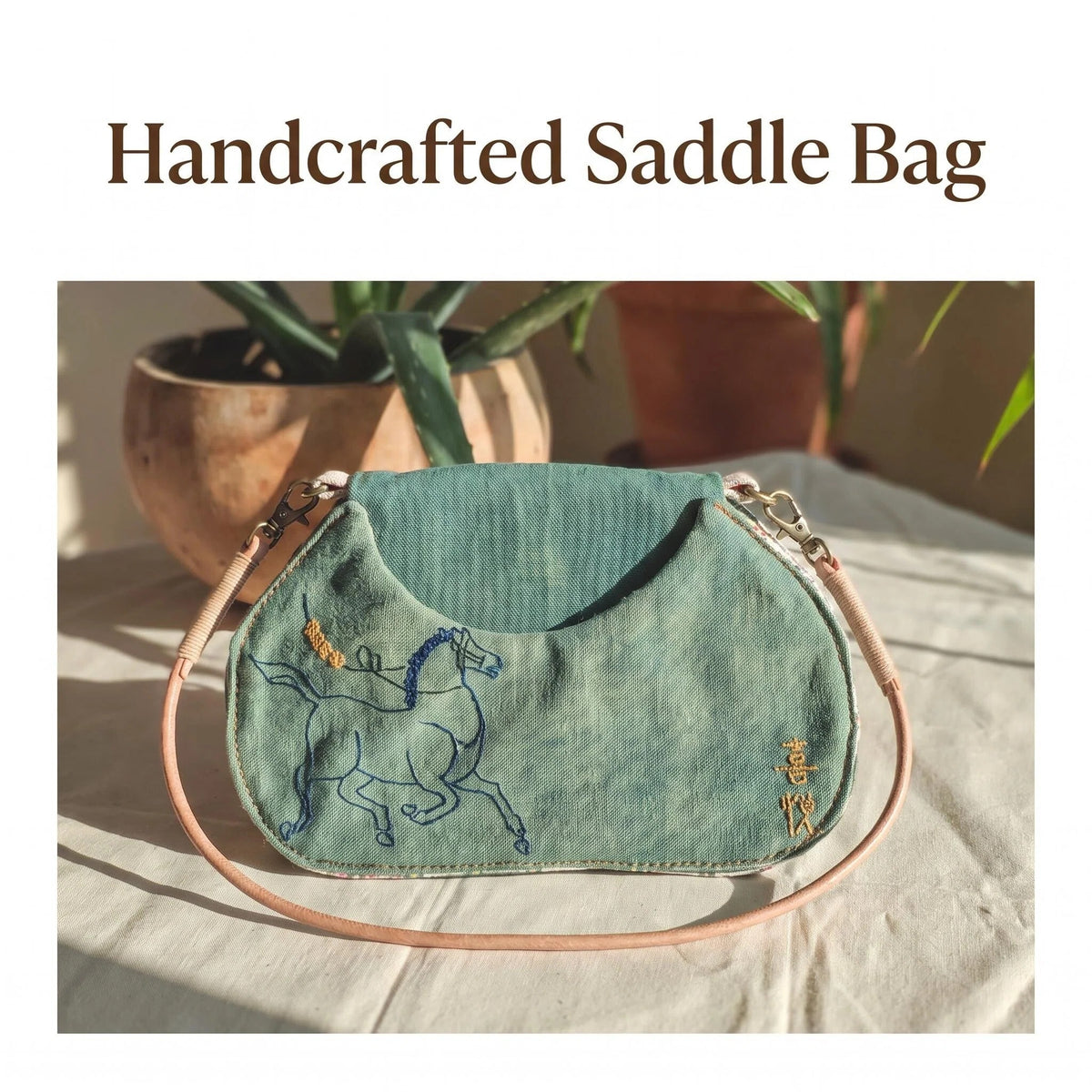 Song-Inspired Saddle Bag