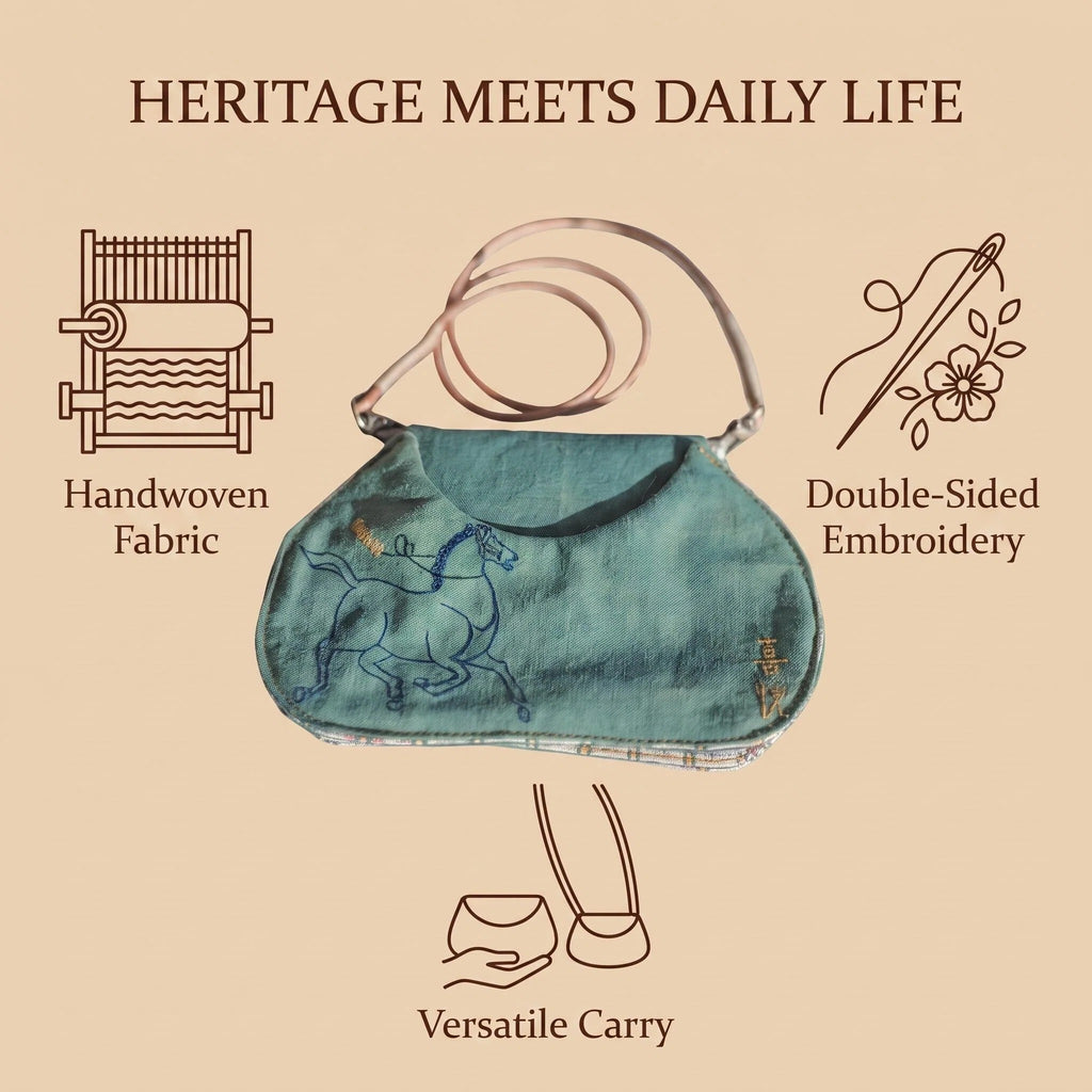 Song-Inspired Saddle Bag