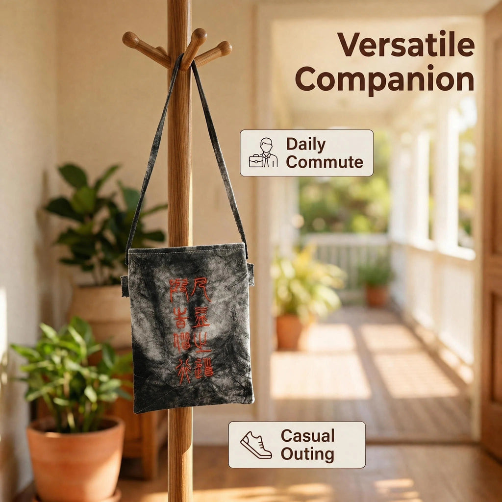 Embroidered Phone Bag