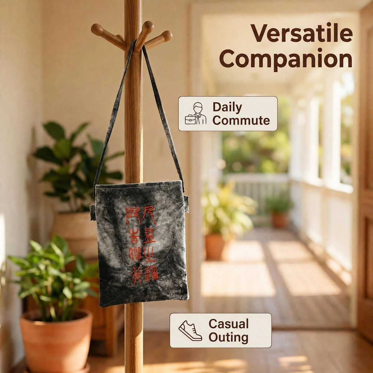 Embroidered Phone Bag