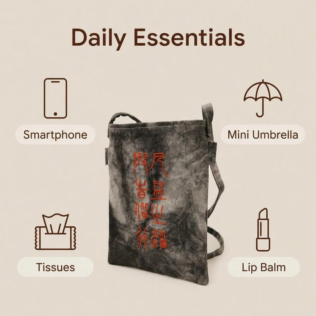 Embroidered Phone Bag